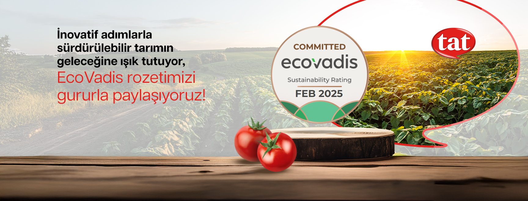 EcoVadis Rozetimizi Gururla Paylaşıyoruz!